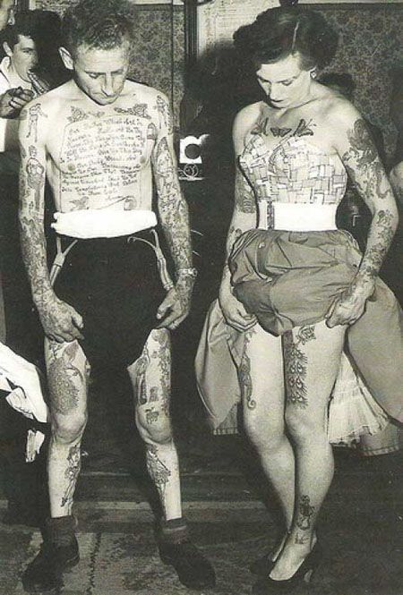 Tattoos from the past (29 pics)