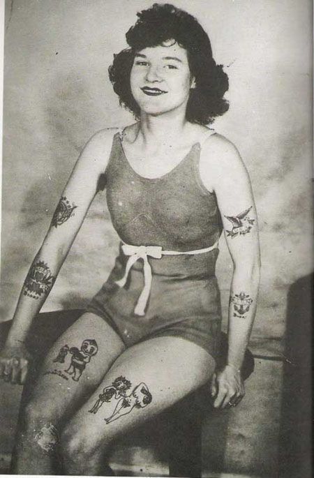 Tattoos from the past (29 pics)