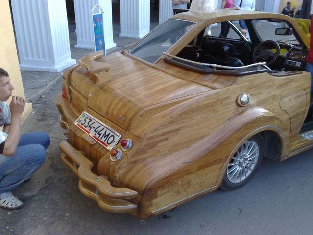 wooden car build