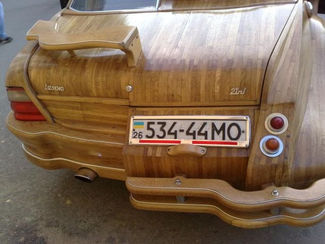 wooden car build