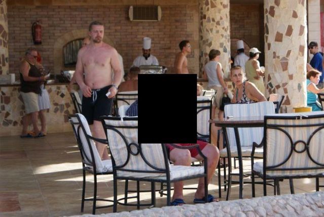 Joke on a sleeping man (2 pics)
