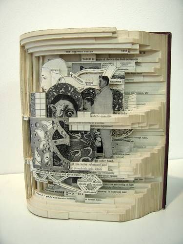 “Book autopsies” - 3 dimensional book art by Brian Dettmer (10 pics)
