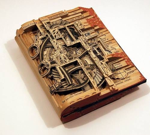 “Book autopsies” - 3 dimensional book art by Brian Dettmer (10 pics)