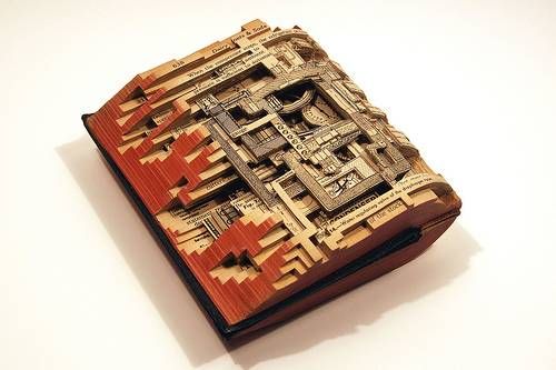 “Book autopsies” - 3 dimensional book art by Brian Dettmer (10 pics)