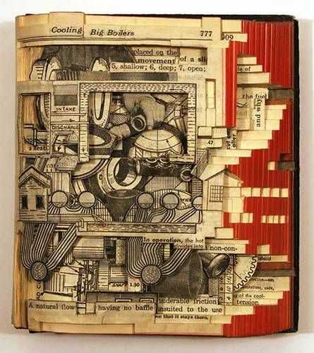 “Book autopsies” - 3 dimensional book art by Brian Dettmer (10 pics)
