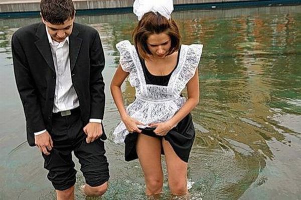 Rus işi mezuniyet balosu...