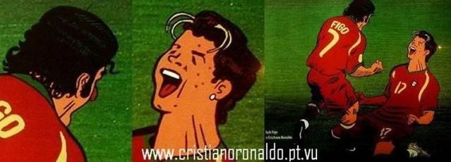 Caricatures of Cristiano Ronaldo (46 pics)