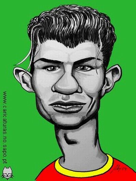 Caricatures of Cristiano Ronaldo (46 pics)