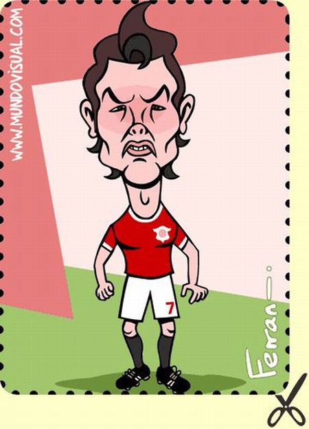 Caricatures of Cristiano Ronaldo (46 pics)
