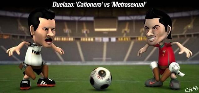 Caricatures of Cristiano Ronaldo (46 pics)