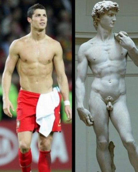 Caricatures of Cristiano Ronaldo (46 pics)