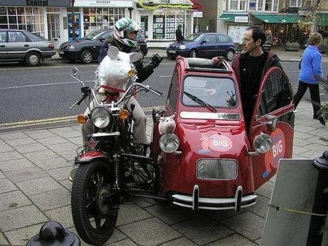 The most ridiculous Side Carts in the world (48 photos)