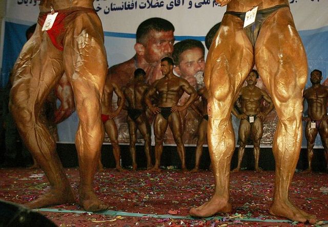 Afghan bodybuilders (14 pics)