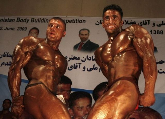 Afghan bodybuilders (14 pics)