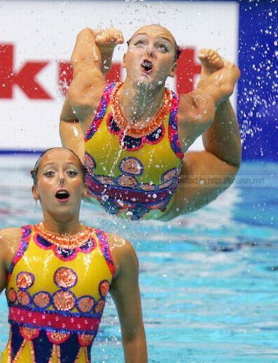 Funny faces of athletes (50 pics)