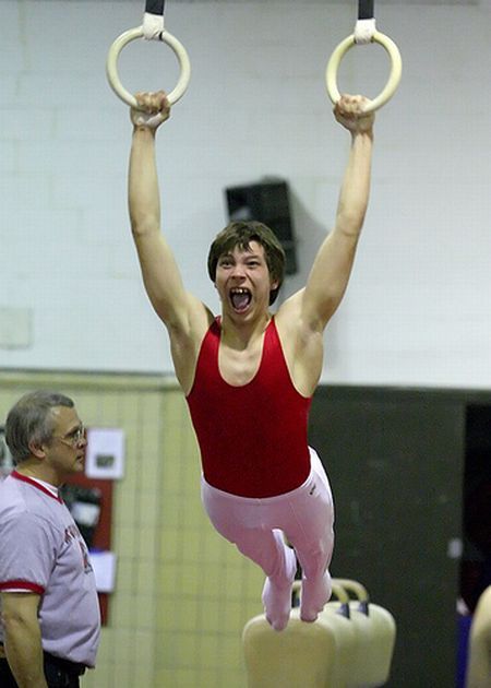Funny faces of athletes (50 pics)