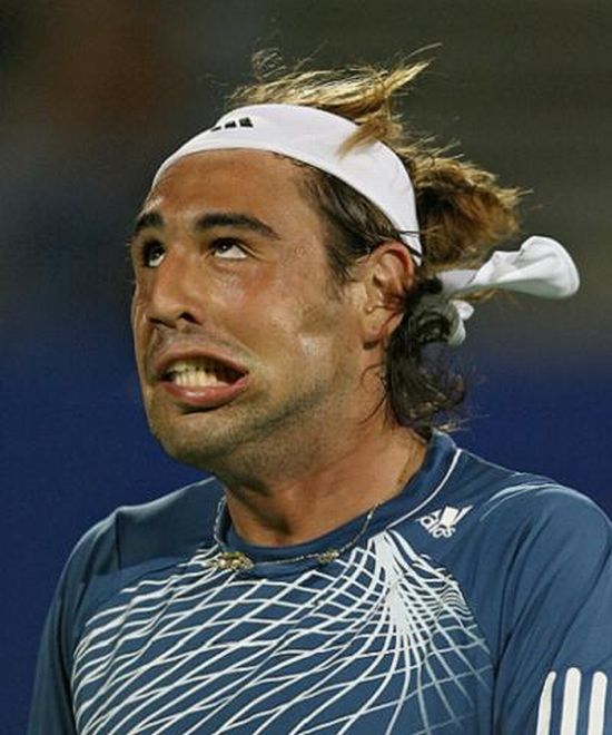 Funny faces of athletes (50 pics)