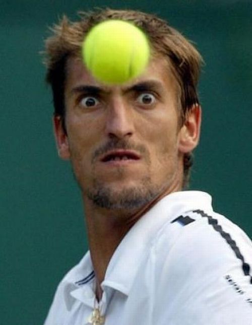 Funny faces of athletes (50 pics)
