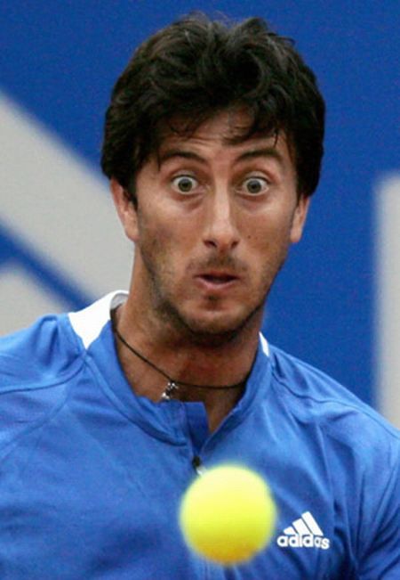 Funny faces of athletes (50 pics)