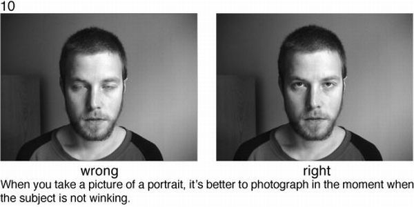 Learn to take pictures correctly (78 examples)