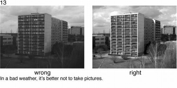 Learn to take pictures correctly (78 examples)