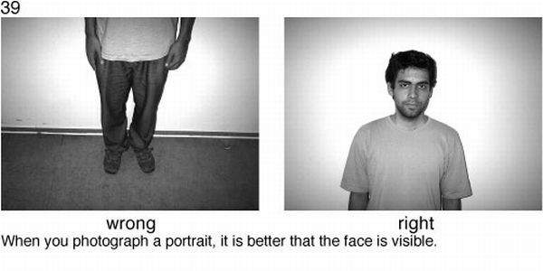 Learn to take pictures correctly (78 examples)