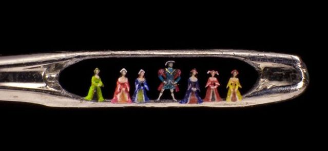 Sculptures in the eye of a needle (28 pics)