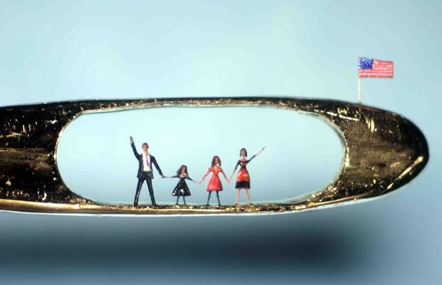 Sculptures in the eye of a needle (28 pics)