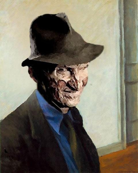 Famous monsters from movies on classic paintings (35 pics)
