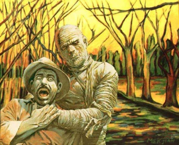 Famous monsters from movies on classic paintings (35 pics)