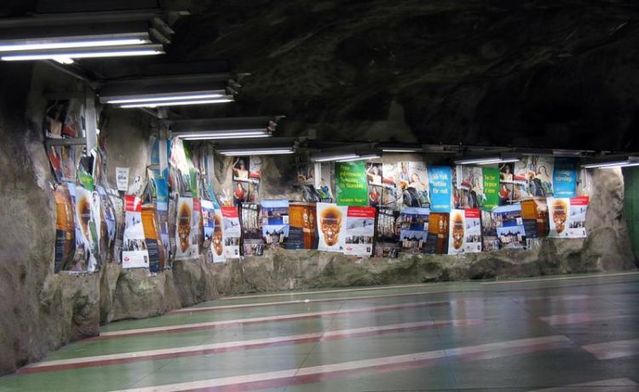 Stockholm subway (35 pics)