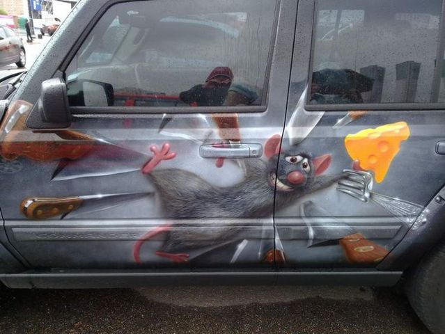 The annual Aerograph festival of painting on cars in Moscow - 2009 edition