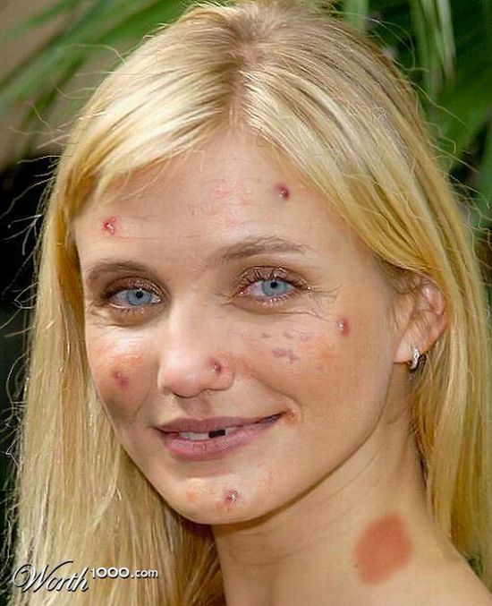 Scary celebrities (51 pics)
