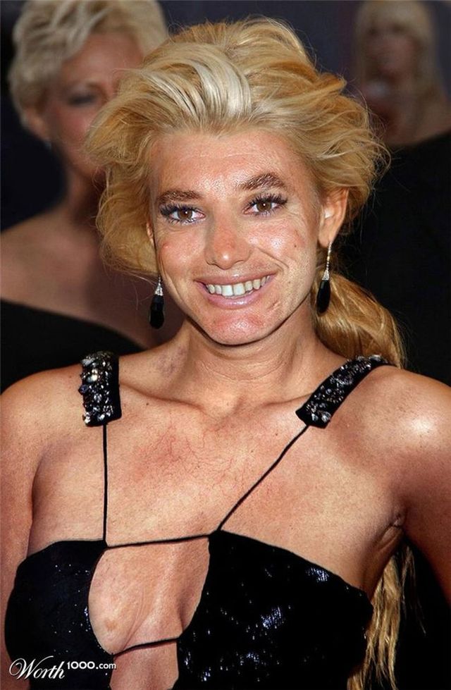 Scary celebrities (51 pics)