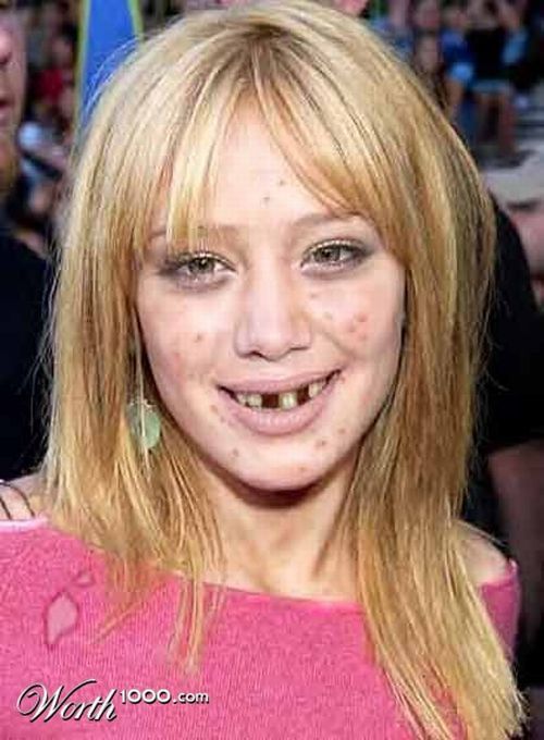 Scary celebrities (51 pics)
