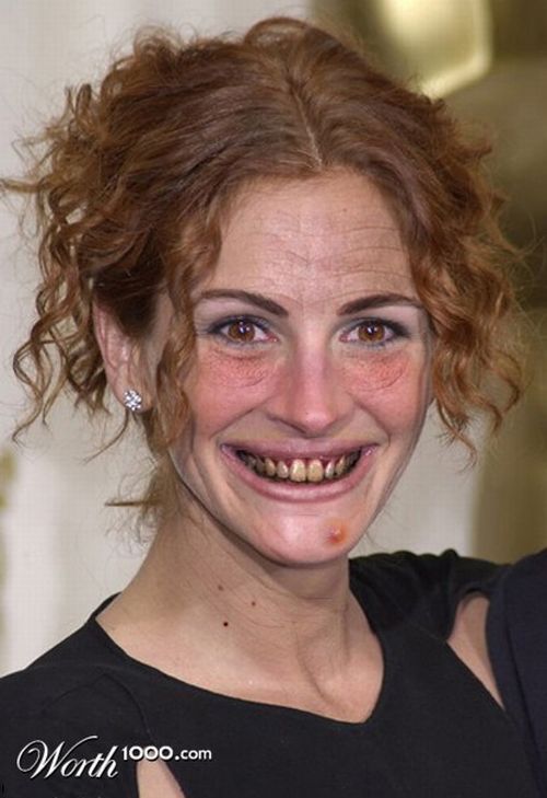 Scary celebrities (51 pics)