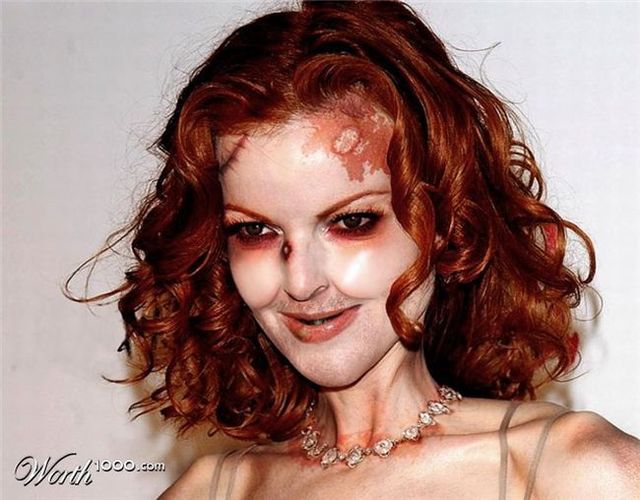 Scary celebrities (51 pics)