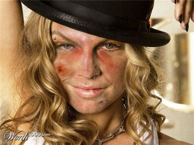 Scary celebrities (51 pics)