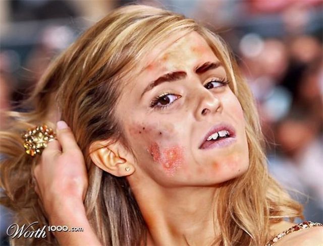 Scary celebrities (51 pics)