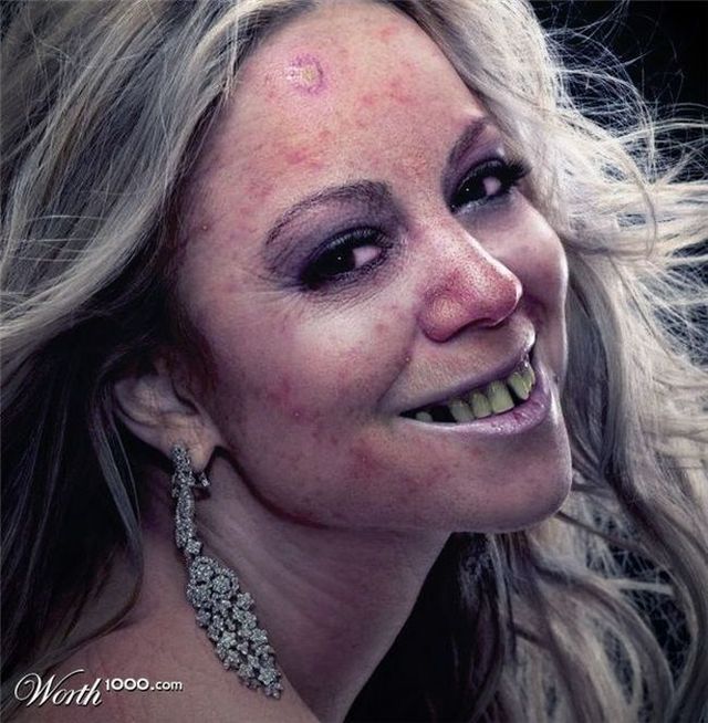 Scary celebrities (51 pics)