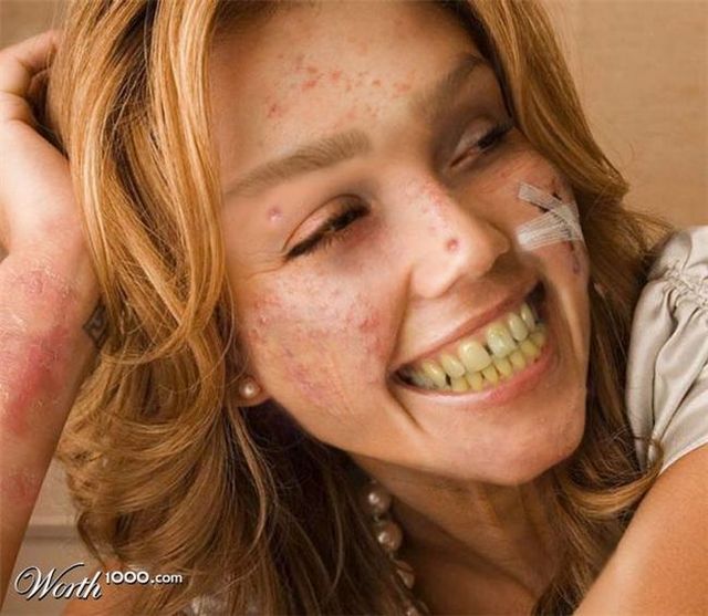 Scary celebrities (51 pics)