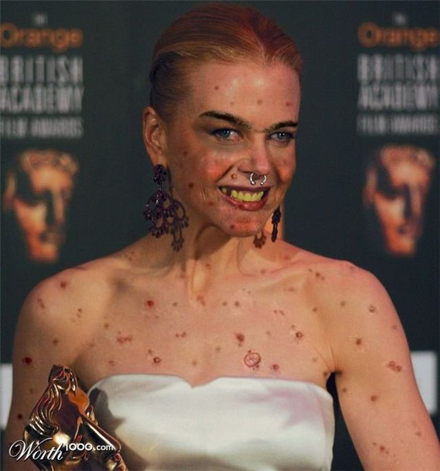Scary celebrities (51 pics)
