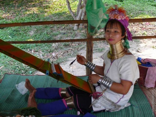 Padaung. Long-neck women (35 pics)