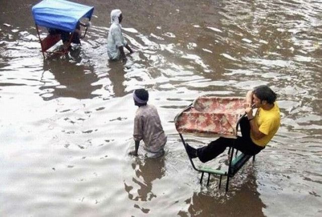 Flooding is not a reason to be upset ;) (36 photos)
