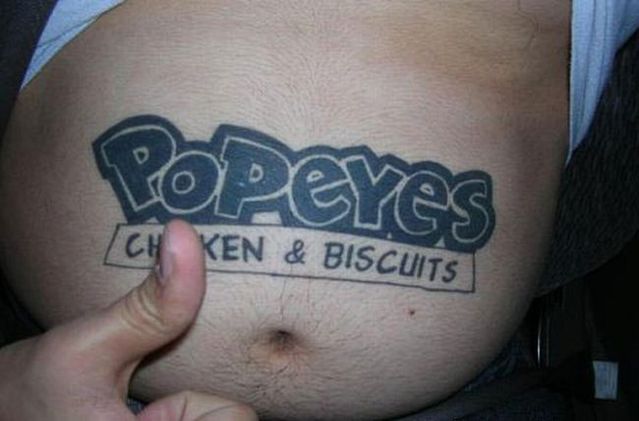 Series of the most WTF tattoos ;)  (60 photos)