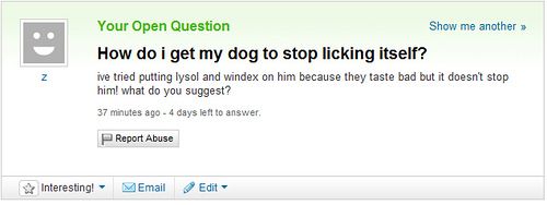 Funny Yahoo questions and answers (58 stories)