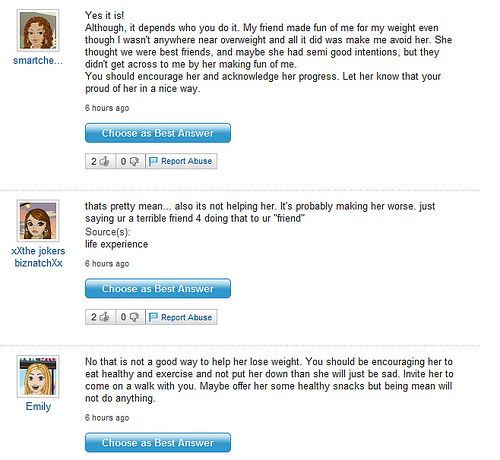 Funny Yahoo questions and answers (58 stories)