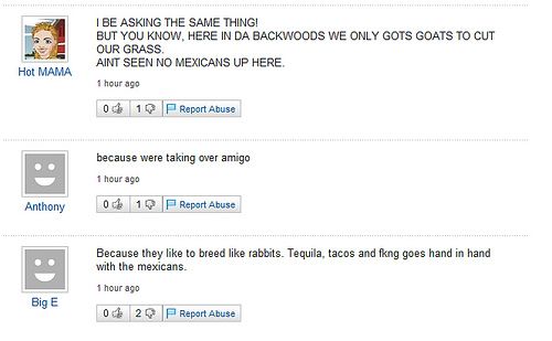 Funny Yahoo questions and answers (58 stories)