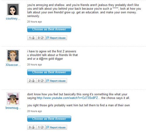 Funny Yahoo questions and answers (58 stories)