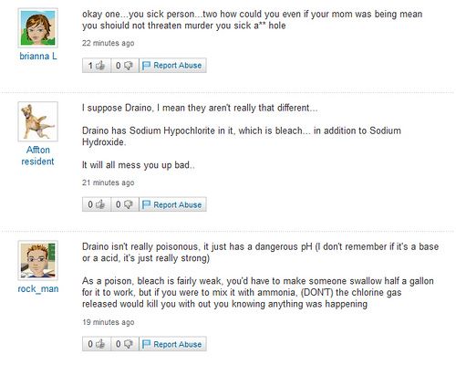 Funny Yahoo questions and answers (58 stories)